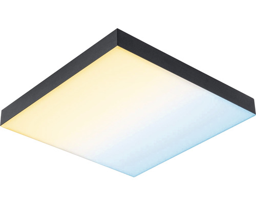 Čtvercové stropní svítidlo s černým rámem