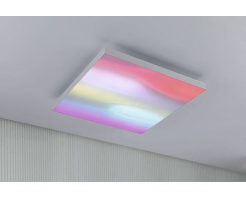 Čtvercové LED stropní svítidlo s barevným vzorem