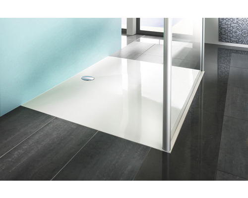 Sprchová vanička hüppe EasyStep 1400 x 1000 x 60 mm bílá Hladké 215130055 Sprchový kout v úrovni podlahy se sprchovým žlabem a sprchovým koutem