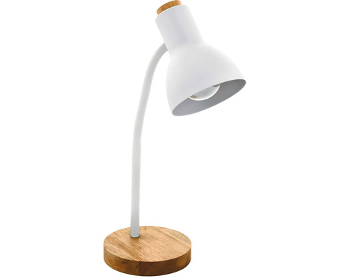 Stolní lampa Eglo 98832 VERADAL E27 40W bílá/dřevo