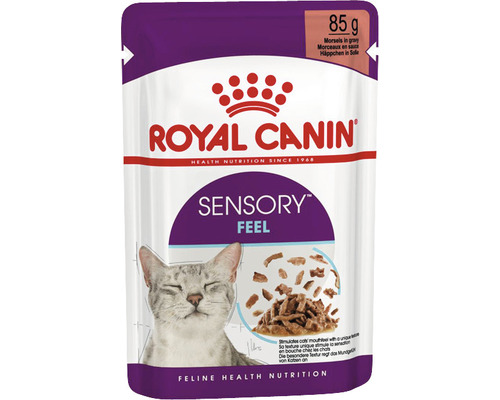 Kapsička pro kočky RC FHN Sensory Feel Gravy 85 g Krmivo pro kočky Royal Canin Sensory Feel, 85 gramů