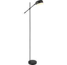 Stojací lampa s nastavitelným ramenem a kulatým stínidlem