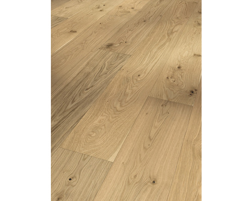 Pokládka světlé dubové parketové podlahy