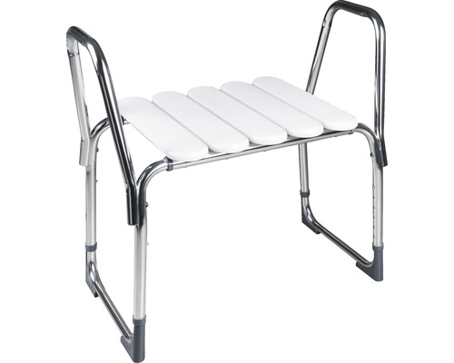 Sprchová stolička s područkami a pěti sedacími pásy