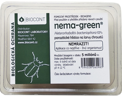 Parazitické hlístice nema-green