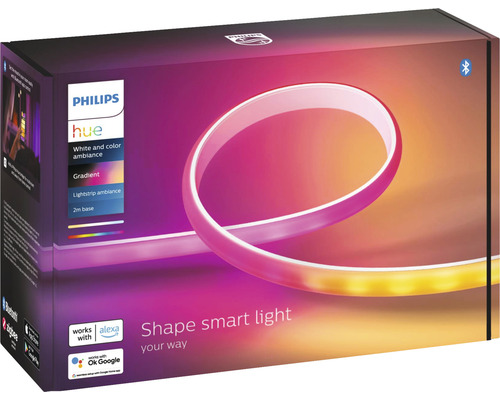 Philips Hue White and Color Ambiance Lightstrip Gradient, základní balení 2 metry