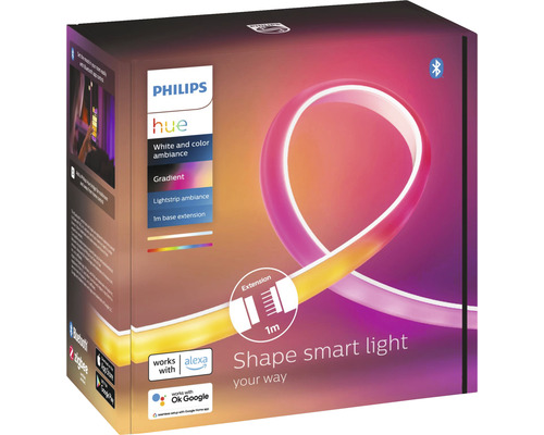 Rozšíření světelného pásu Philips Hue pro odstíny a bílé tóny o délce jeden metr v balení