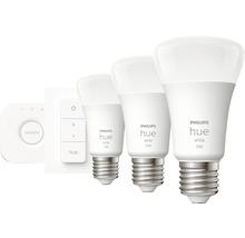 Startovací sada Philips HUE 8719514289130 - Bridge+stmívač+3x LED žárovka HUE White A60 9,5W/75W 1100lm 2700K kompatibilní se SMART HOME by hornbach-thumb-0