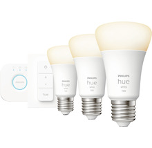 Startovací sada Philips HUE 8719514289130 - Bridge+stmívač+3x LED žárovka HUE White A60 9,5W/75W 1100lm 2700K kompatibilní se SMART HOME by hornbach-thumb-2