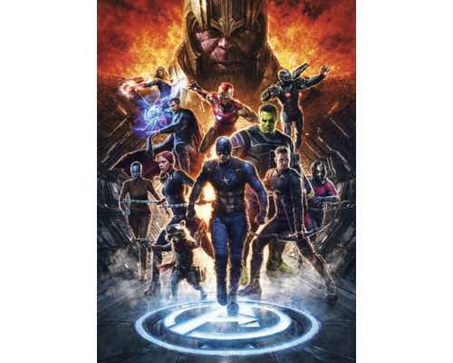 Fototapeta vliesová IADX4-073 Avengers vs Thanos 200x280 cm