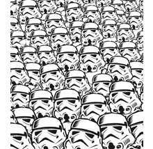 Vzor s mnoha ilustracemi přileb Stormtrooper