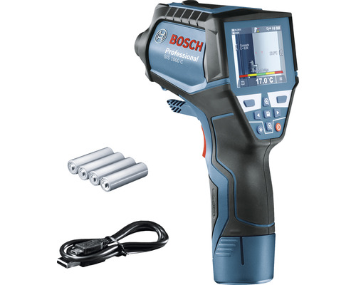 Bosch Professional GIS 1000 C Termodetektor s bateriemi a USB kabelem