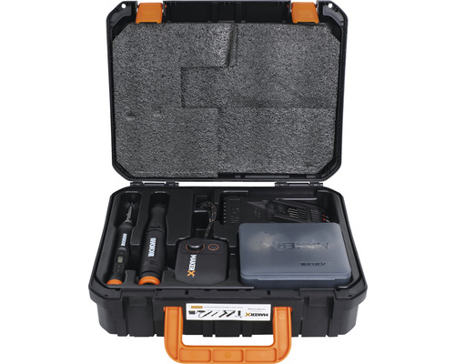 Sada nástrojů Maker X v černém kufříku na nářadí s pěnovou vložkou