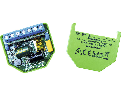Shelly Dimmer 2 pro ovládání elektrických zařízení