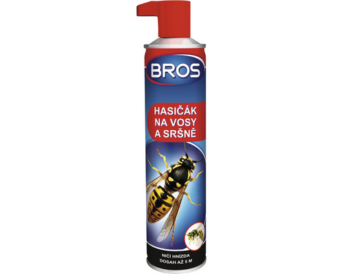 Sprej na hubení vos a sršňů BROS s hasičákem 300 ml