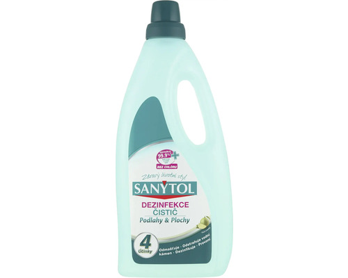 Čistič na podlahy a plochy Sanytol, 1 l, Limetka 4 účinky Sanytol dezinfekční čistič na podlahy a povrchy