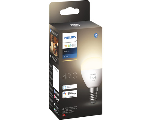 Žárovka Philips Hue White E14 v krabici