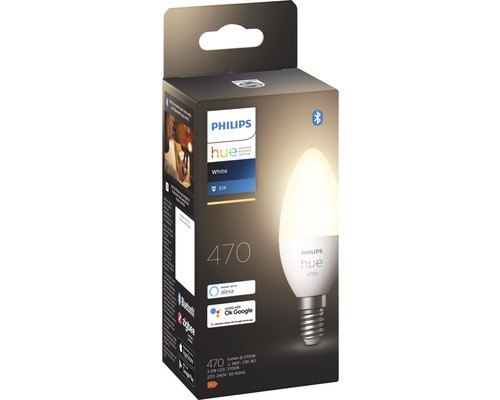 Žárovka Philips Hue White E14 LED v balení