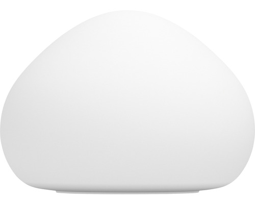 Dekorativní bílá stolní lampa v organickém tvaru