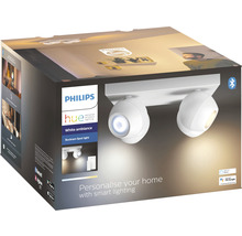 LED bodové osvětlení Philips HUE 8719514339149 Buckram 4x 5W 4x 350lm 2200-6500K bílé s dálkovým ovládáním - kompatibilní se SMART HOME by hornbach-thumb-3