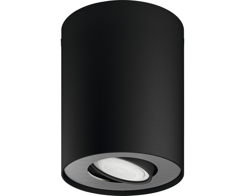 Černé stropní svítidlo pro vnitřní použití