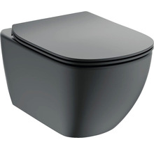 Závěsné WC Ideal Standard Tesi černé se sedátkem AQUABLADE T3546V3-thumb-0