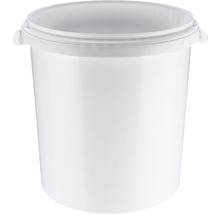 Plastový kbelík na barvu s víkem bílý 40 l-thumb-0