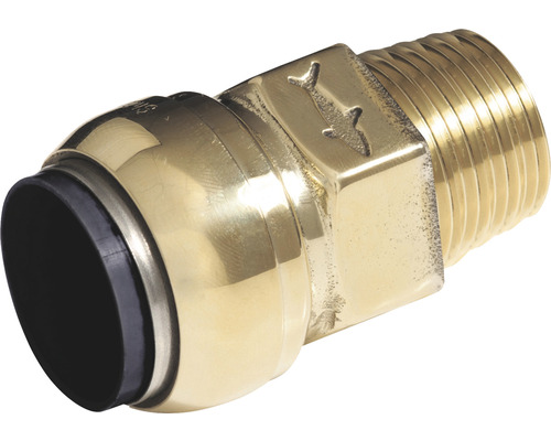 Šroubový fitink SharkBite přechodová vsuvka spojovací kus mosaz 15 mm x 1/2" FE SBE111515M
