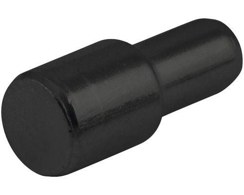 Podpěrka polic Ø 3/5 mm, černá, 20 ks v balení