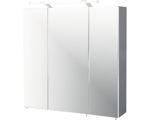 Zrcadlová skříňka Möbelpartner Dorina 70 x 16 x 75 cm antracit