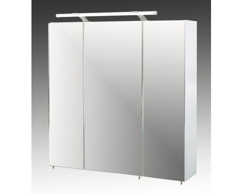 Zrcadlová skříňka Möbelpartner Dorina 70 x 16 x 75 cm bílá