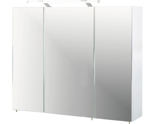 Zrcadlová skříňka Möbelpartner Dorina 90 x 16 x 75 cm bílá