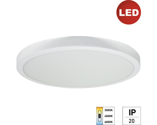 LED stropní svítidlo E2 40 W 4000 lm 3000-6000 K Ø 600 mm bílé/šedé