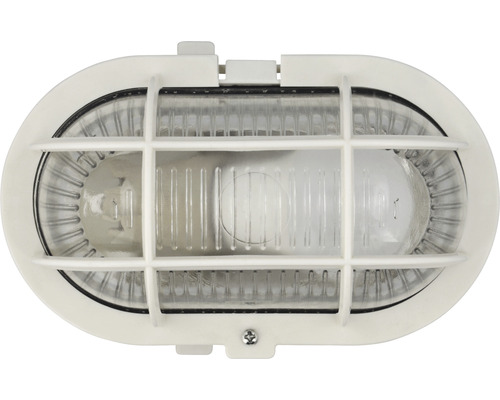 Oválné venkovní svítidlo s ochrannou mřížkou