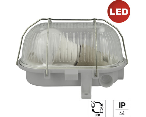LED pracovní osvětlení E2 IP44 E27 9W 850lm 3000K šedé