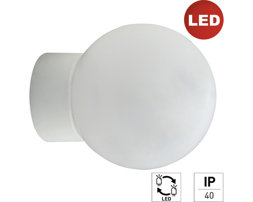LED nástěnné osvětlení E2 IP40 E27 9W 720lm 3000K bílo/šedé