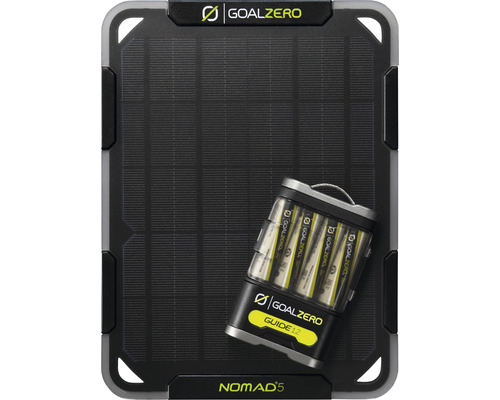 Nomad Solar Kit Goal Zero Guide 12 3700-142 na cestách sestávající z Nomad 5 + Guide 12