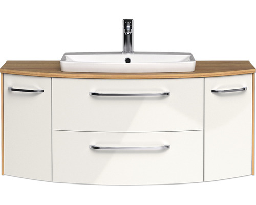 Skříňka pod umyvadlo s umyvadlem a baterií