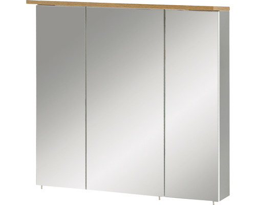Zrcadlová skříňka Möbelpartner Profil 70,5 x 16 x 72,3 cm šedá