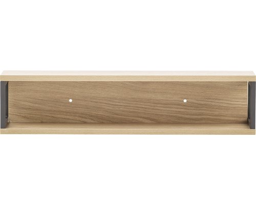 Dřevěná nástěnná police pro skladování