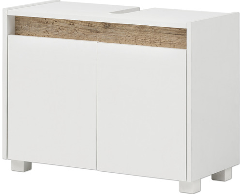 Koupelnová skříňka pod umyvadlo Möbelpartner Cosmo bílá 80 x 54,6 x 33 cm
