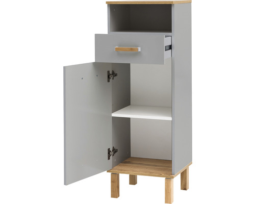 Koupelnová skříňka se zásuvkou, dvířky a policí