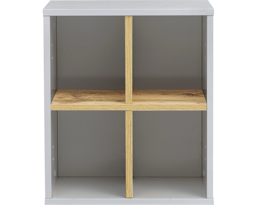 Regál se čtyřmi přihrádkami