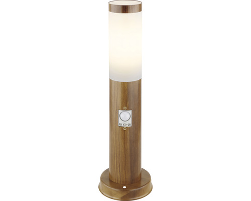 Dřevěná stojací lampa s pohybovým senzorem