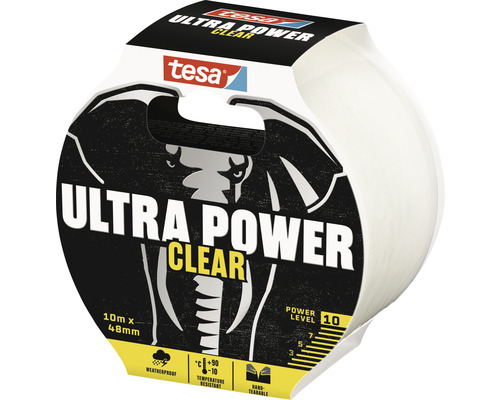 Tesa Ultra Power Clear lepicí páska 10 metrů krát 48 milimetrů