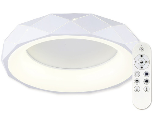 LED stropní svítidlo Top Light Apolo 60B RC 45 W 4500 lm 3000-6500 K bílé s dálkovým ovládáním Bílé LED stropní svítidlo s dálkovým ovládáním
