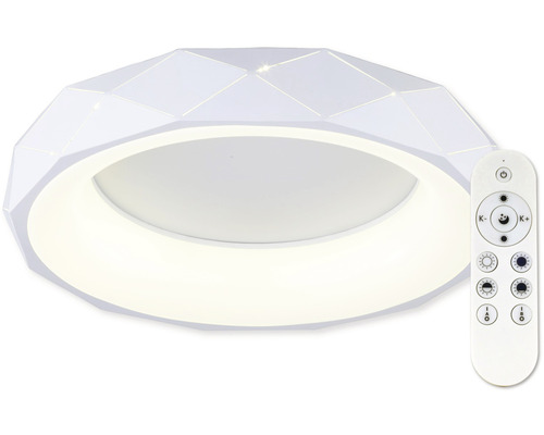 LED stropní svítidlo Top Light Apolo 60B RC 45W 4500lm 3000-6500K bílé s dálkovým ovládáním