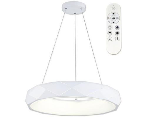 LED lustr Top Light Apolo 60BZ RC 45 W 4500 lm 3000-6500 K bílý s dálkovým ovládáním Bílé LED závěsné svítidlo s dálkovým ovládáním