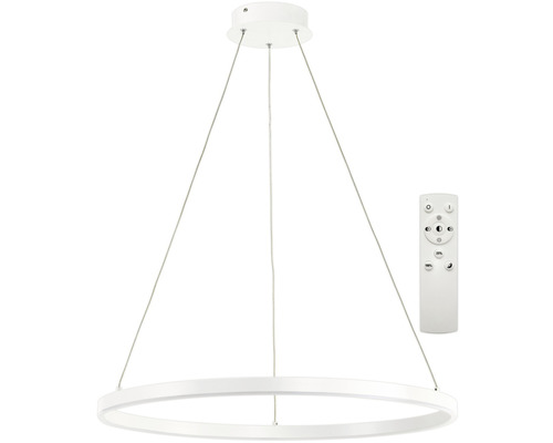 LED lustr Top Light Saturn 70BZ RC 30 W 3000 lm 3000-6500 K bílý s dálkovým ovládáním Bílé LED kruhové závěsné svítidlo s dálkovým ovládáním