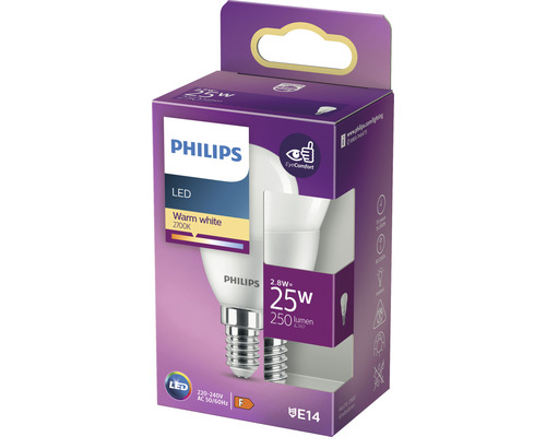 LED žárovka Philips E14 v balení